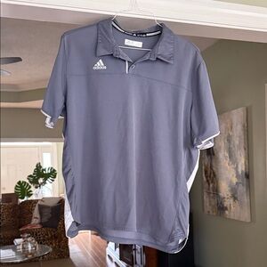 Adidas Men's Polo Shirt in Slate Gray